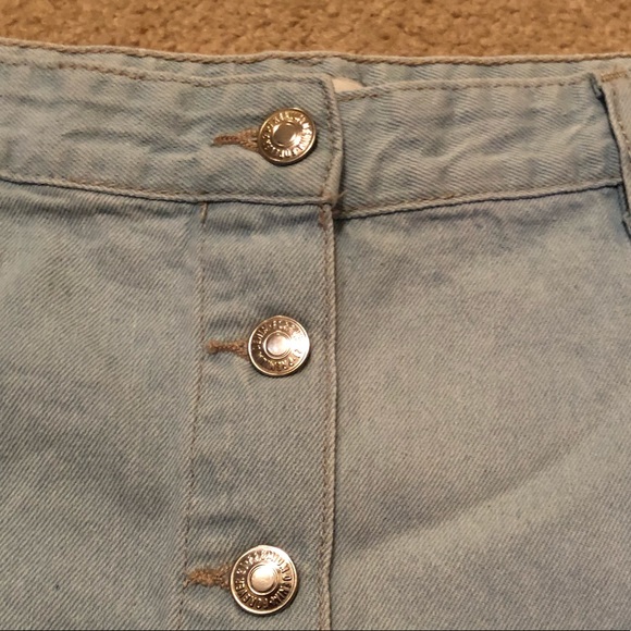 Forever 21 Button-Up Jean Skirt - Picture 3 of 6